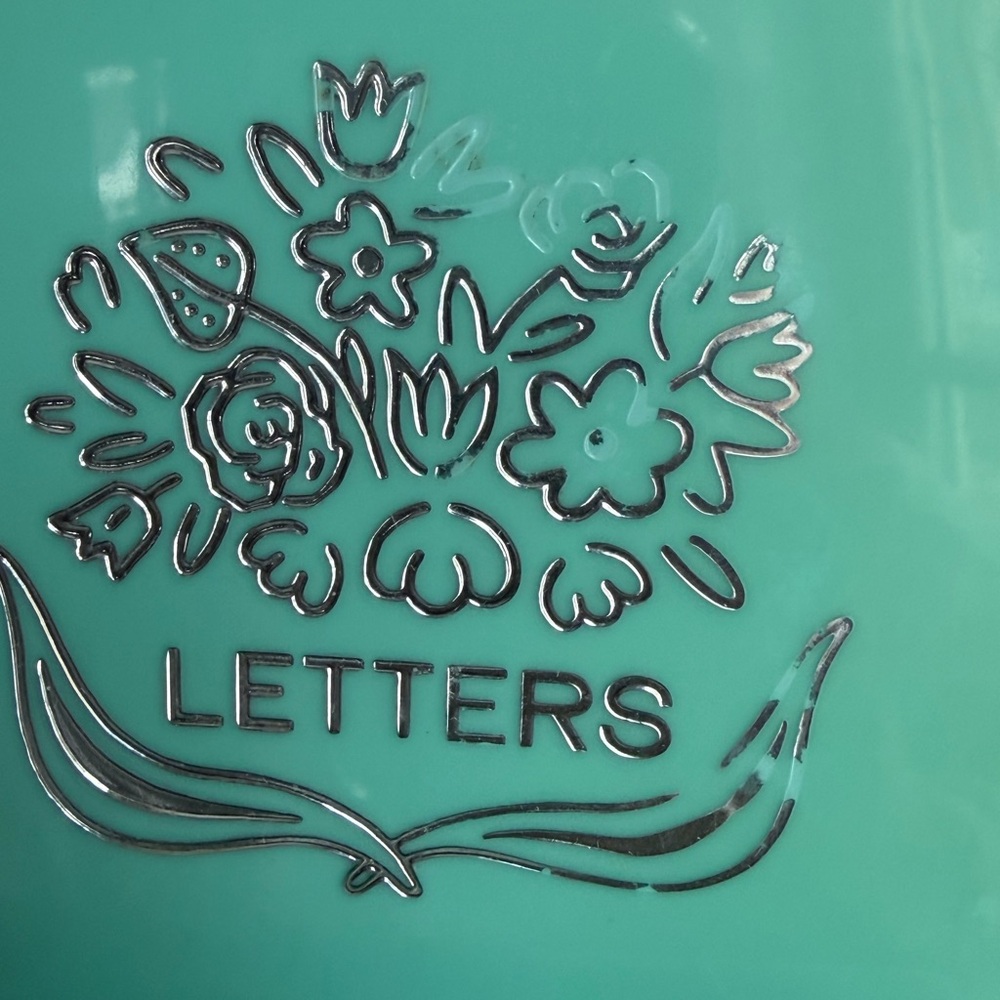 Vintage Fesco Plastic Letter Organizer Wall Mount Decor - Picture 6 of 10